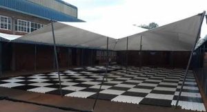 Black and White Tent Flooring Hire in Gauteng