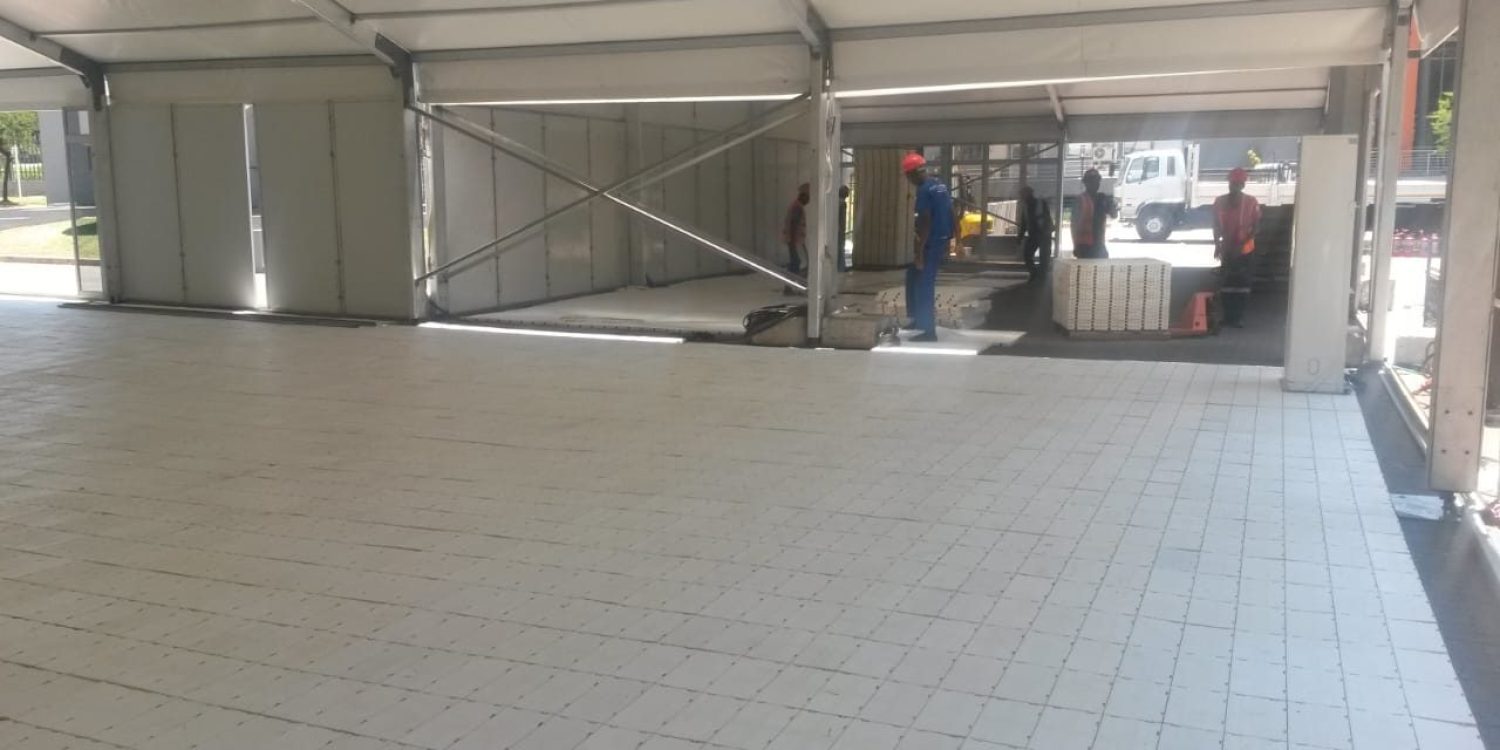 White Flooring for Events